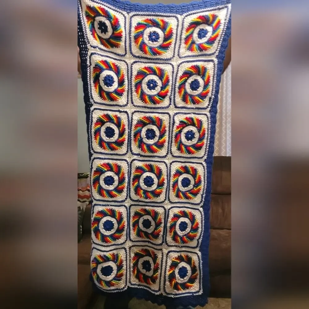 Vintage rainbow handmade